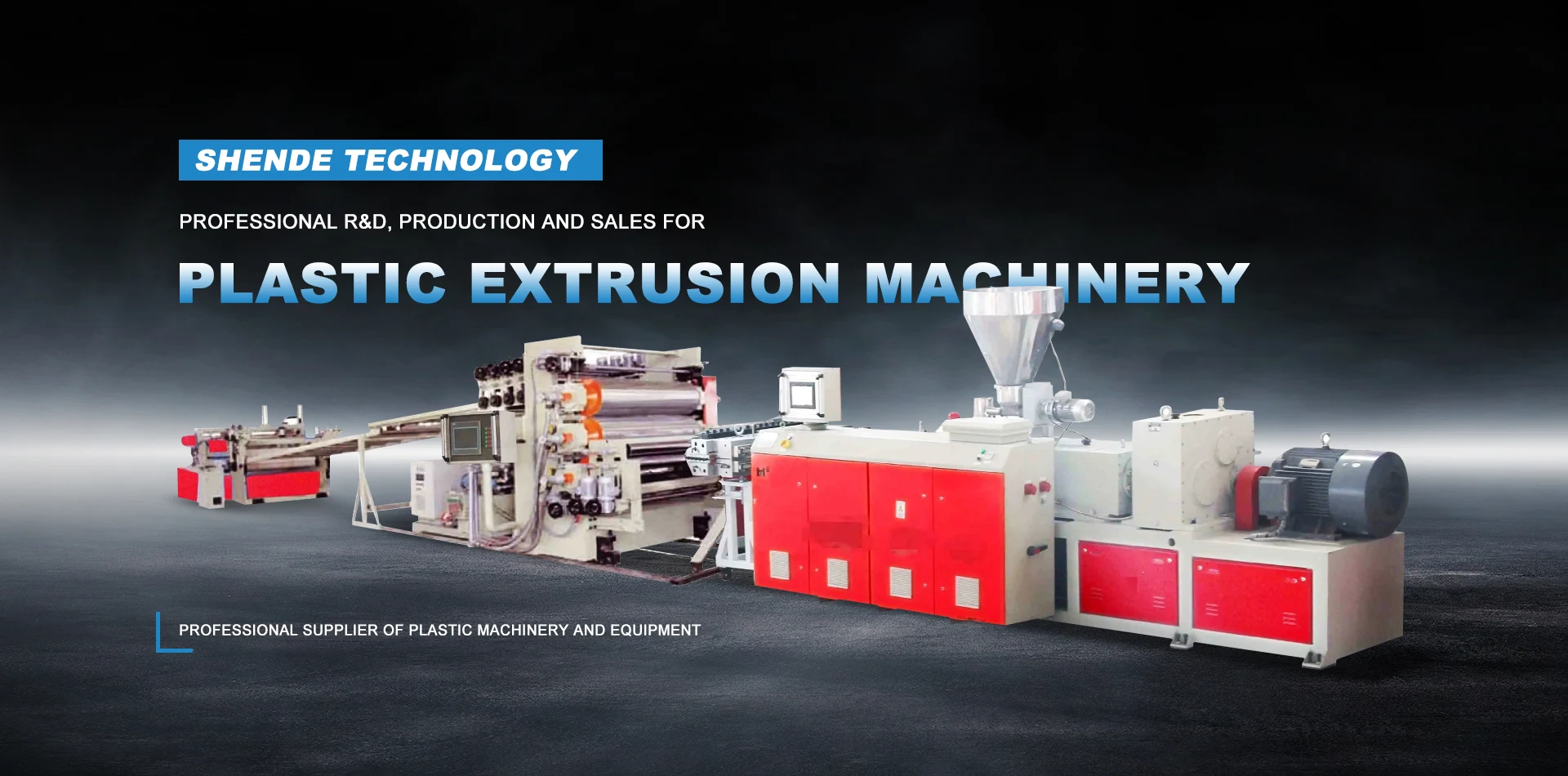Maquinaria de extrusión de plástico de China
