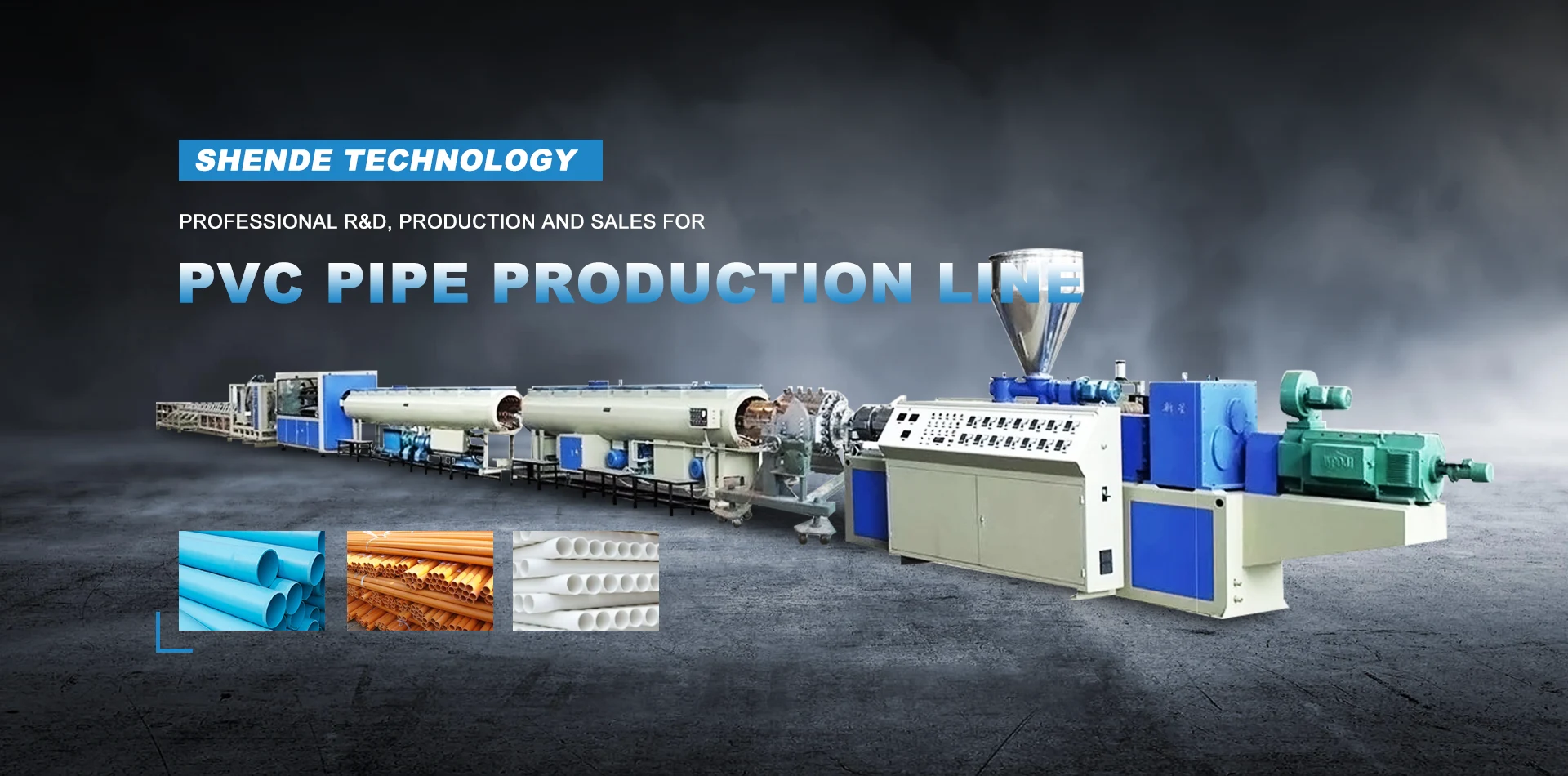 Línea de producción de tuberías de PVC China